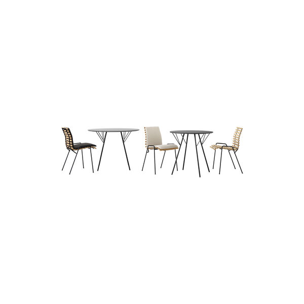 RFH Terrace  Chair RD4, teak/black RFH Terrace  Chair RD4, teak/black, &Tradition