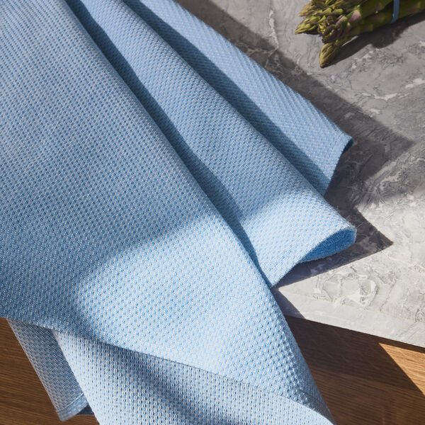 1959 k&oslash;kkenh&aring;ndkl&aelig;de, bright blue, Georg Jensen Damask