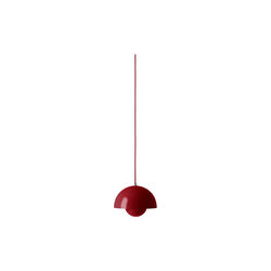 Flowerpot VP1 Pendant, vermilion red, &Tradition