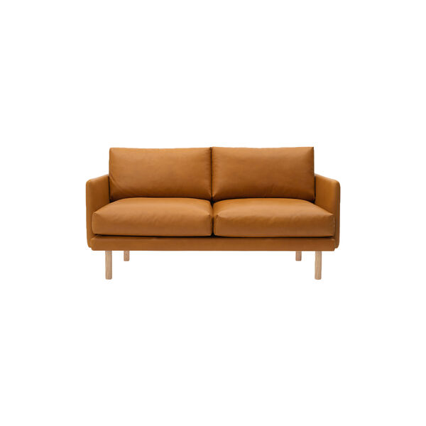 Emo 2-pers. sofa, Dakar Cognac/naturolieret eg, Bruunmunch Furniture
