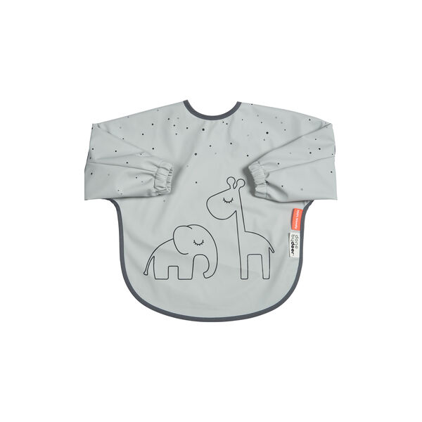 Dreamy Dots hagesmæk med ærmer, grå, Done by Deer