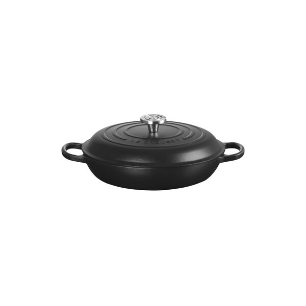 Signature st&oslash;bejern buffetgryde | 30 cm | Matte Black, Le Creuset