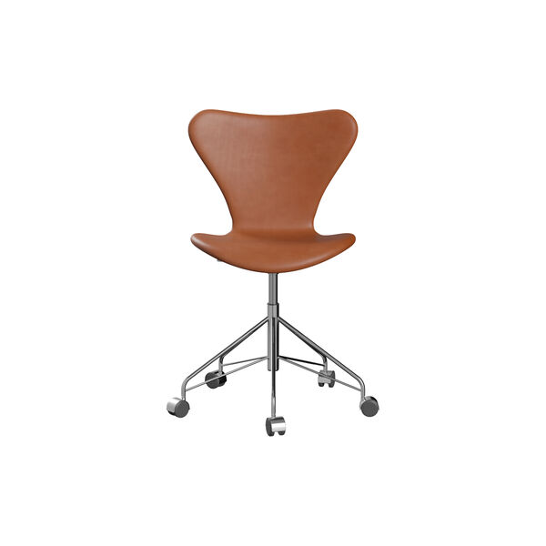 Serie 7&trade; 3117 fuldpolstret kontorstol, Grace Walnut, Fritz Hansen