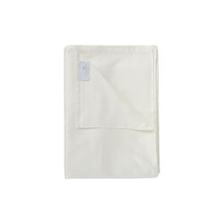 Satinvævet fladt lagen, beige, Geismars Væverier