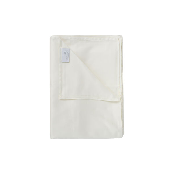 Satinvævet fladt lagen, beige Satinvævet fladt lagen, beige, Geismars Væverier
