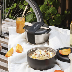 To Go madkasse, steel/black, Eva Solo