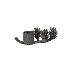 Forest Candle Holder, black brass, Ferm Living
