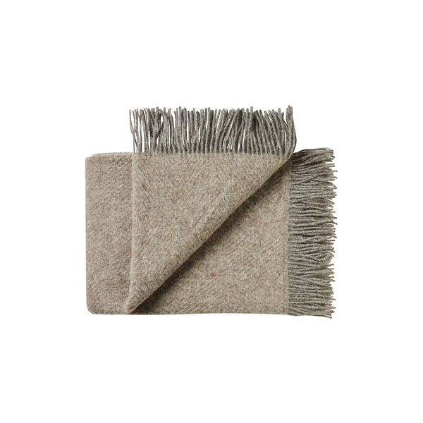 Fanø plaid, 00185 pebbles beige, Silkeborg Uldspinderi