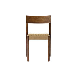 Mauro Dining Chair | Dark Stained Oak/Natural | Stol, Audo Copenhagen