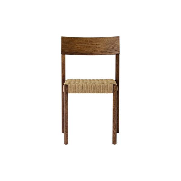 Mauro Dining Chair | Dark Stained Oak/Natural | Stol, Audo Copenhagen