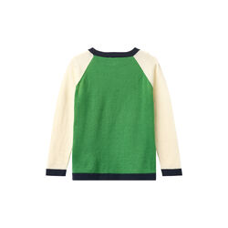 Light Knitted Color Block T-Shirt LS, Copenhagen Colors Organics