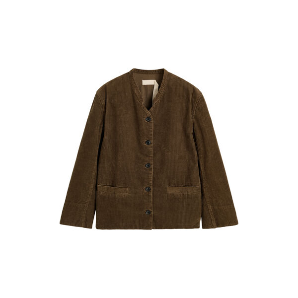 Angela Jacket Corduroy, bark, Aiayu