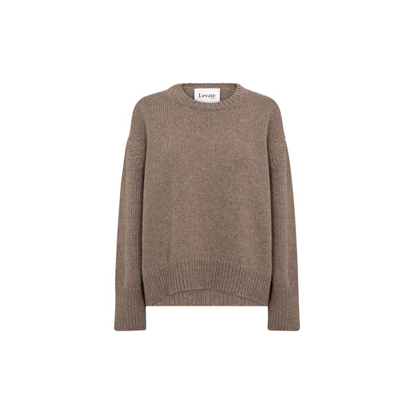 LR-PERLE 1 Pullover, walnut melange, Leveté Room