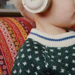 Berle Knit Sweater, ensign blue/buttercream, Konges Sløjd