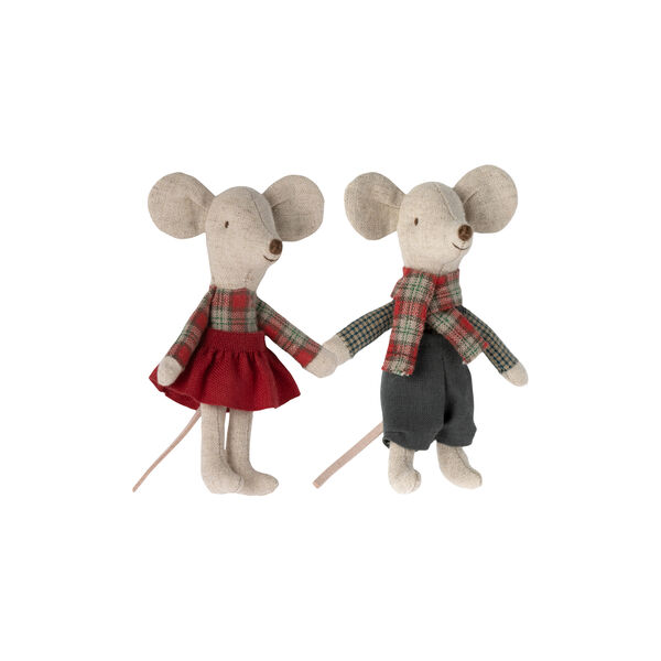 Lillebror og lillesøster vintermus tvillinger, Maileg