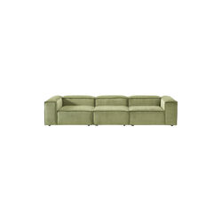 Lennon modulær 4-pers. sofa, riflet fløjl olivengrøn Lennon modulær 4-pers. sofa, riflet fløjl olivengrøn, Westwing Collection