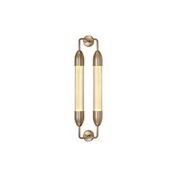Lemon Squeeze Double Wall Lamp, plated brass, UMAGE