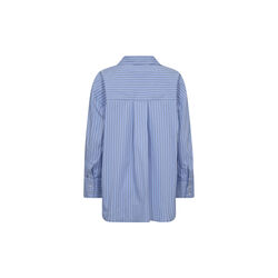 PD-Nikki Poplin Stripe Shirt, blue glow, Pieszak