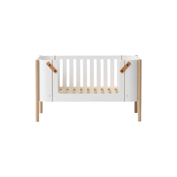 Fjord bekæmpe Brøl Køb Wood bænk, hvid/eg | Oliver Furniture