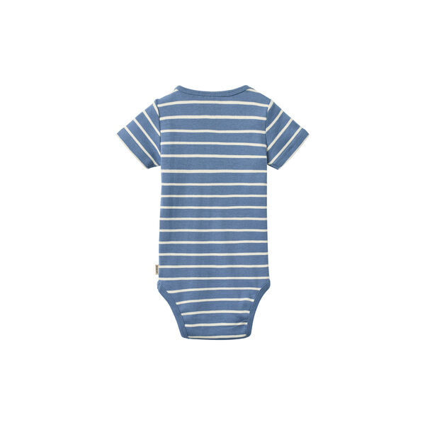 Body S/S Edvald, blue stripe, Wheat
