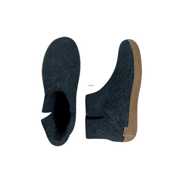 Filtankelstøvle, denim Filtankelstøvle, denim, Glerups