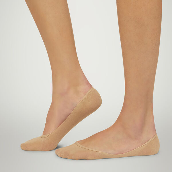 Cotton Footsies Socks, sisal, Wolford