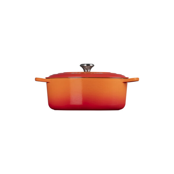 Signature st&oslash;bejern oval gryde &Oslash; 31 cm, volcanic, Le Creuset