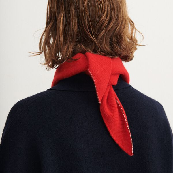 Lambswool bandana, signal red, FUB