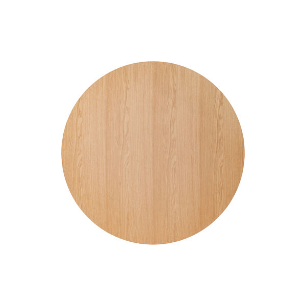 Puffin Dining Table | Round | &Oslash; 120 | Oak Veneer | Spisebord, Audo Copenhagen