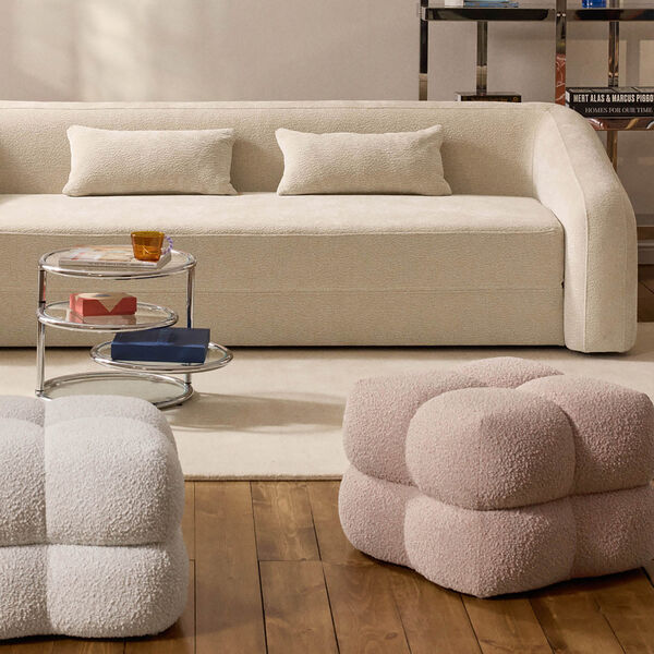 Ellie Stool, dusty pink, Westwing Collection