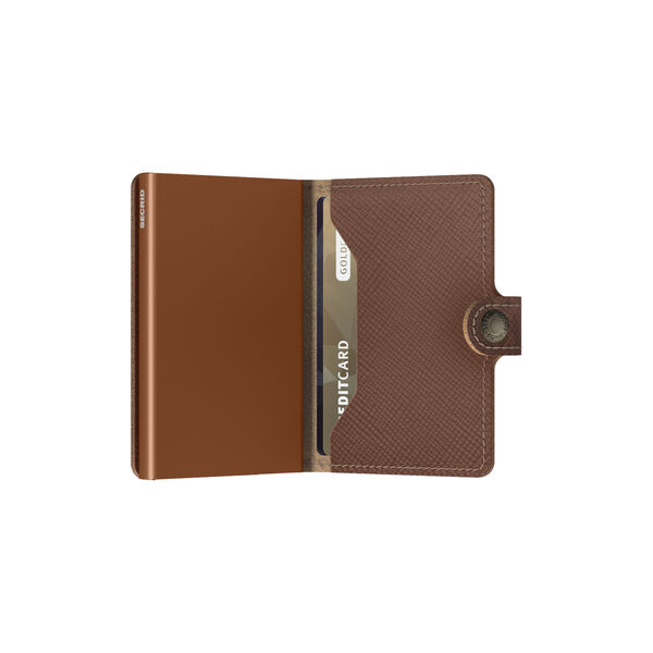 Miniwallet, saffiano caramel Miniwallet, saffiano caramel, Secrid