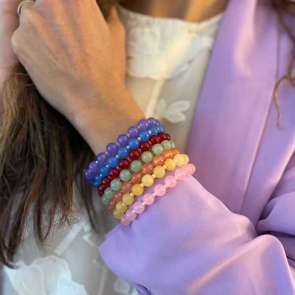 Jasmine small armb&aring;nd, lavender, Nuni Copenhagen