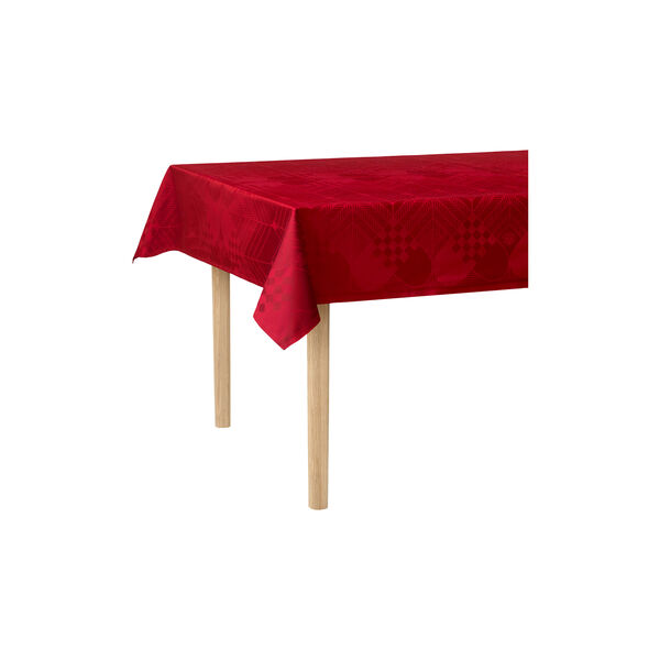 CHRISTMAS dug, deep red, Georg Jensen Damask