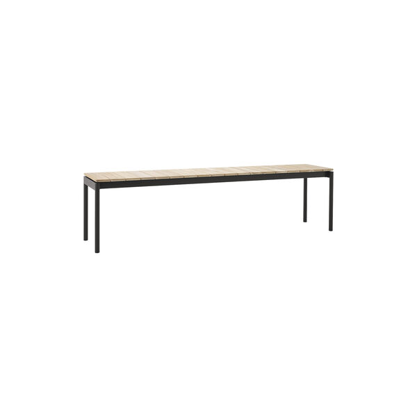 Ville AV28 Outdoor Bench, warm black, &Tradition