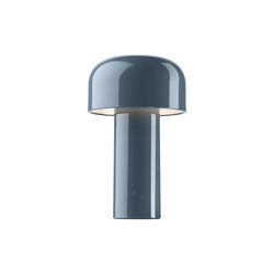 Bellhop bordlampe, clear blue, Flos