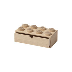 LEGO® 2x4 opbevaringskasse, sæbebehandlet eg, Room Copenhagen