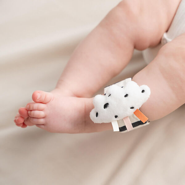 Happy Clouds håndledsranglesæt 2 stk., powder, Done by Deer