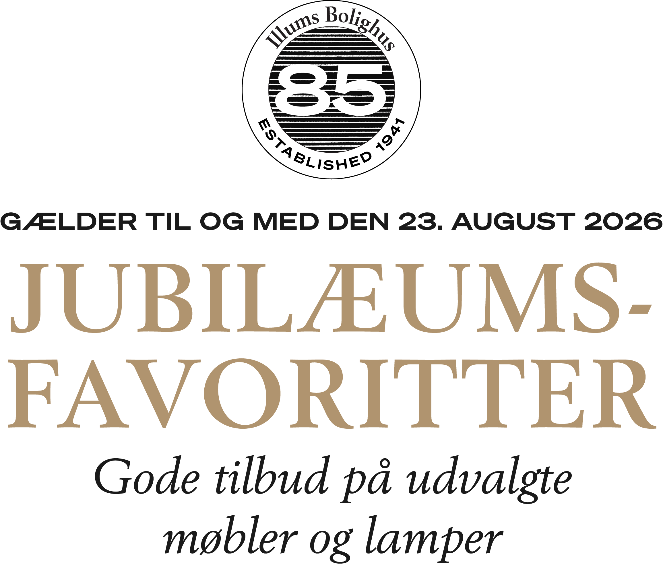 Jubilæumsfavoritter | Shop udvalgte møbler og lamper på tilbud
