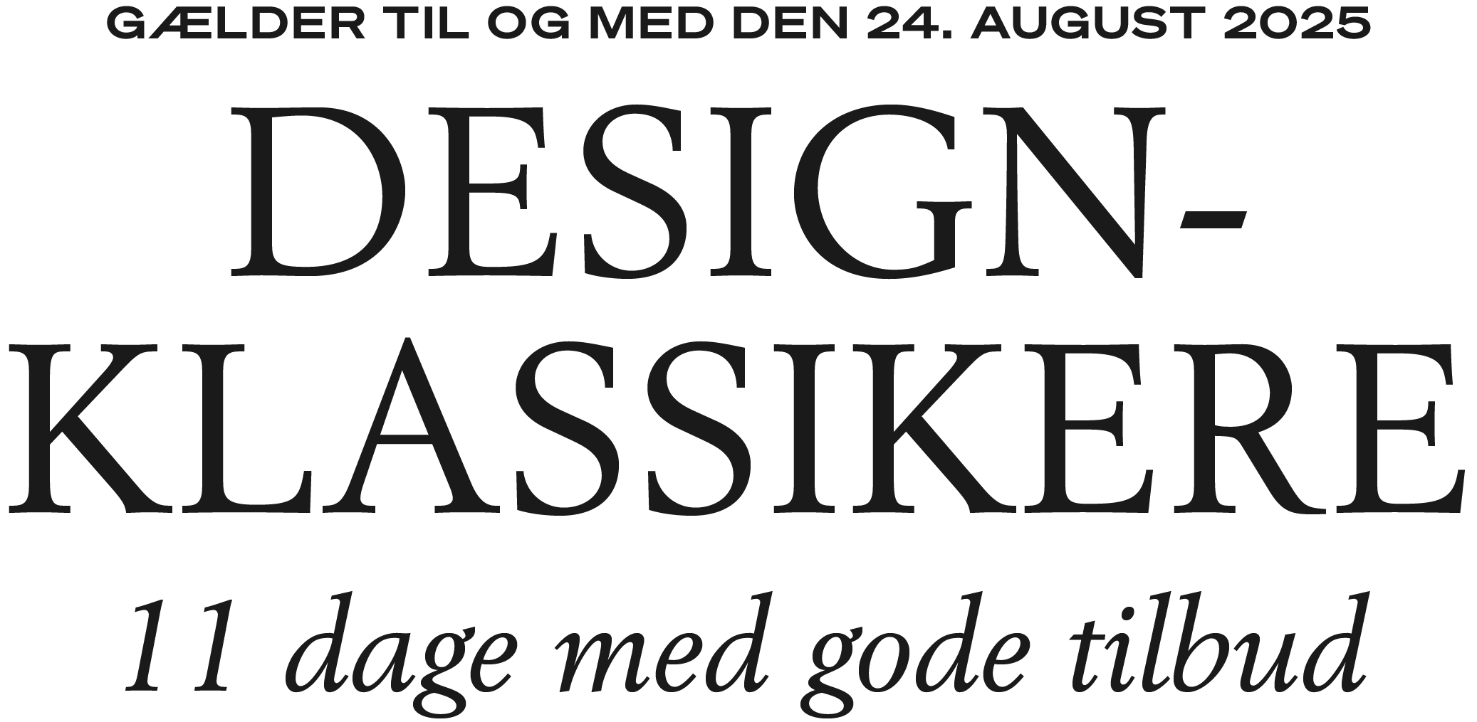 Designklassikere 2025