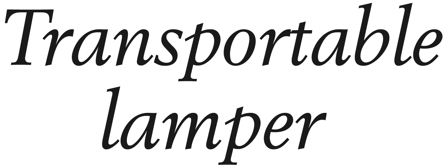 Genopladelige lamper