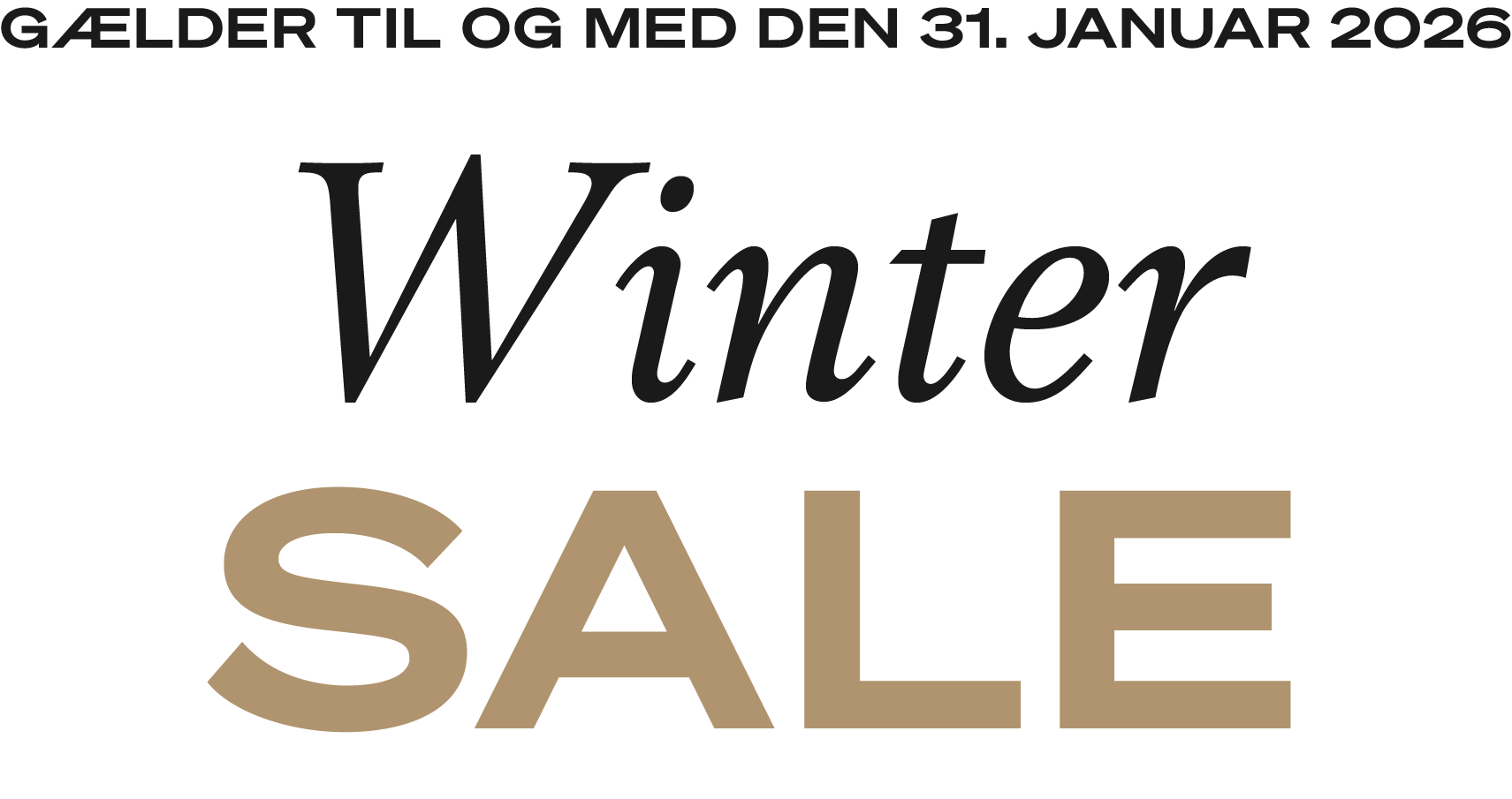 Shop Winter Sale hos Illums Bolighus