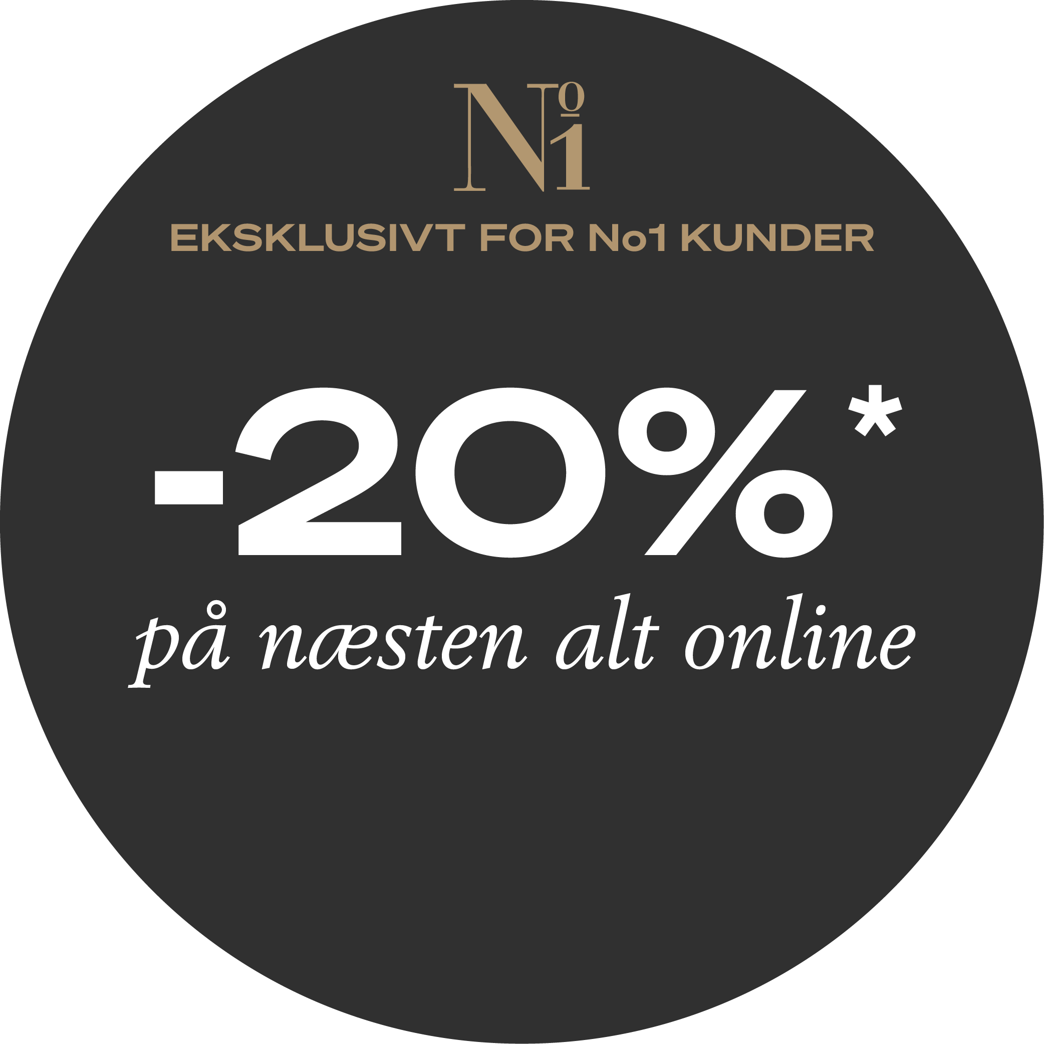Spar 20%* på næsten alt online
