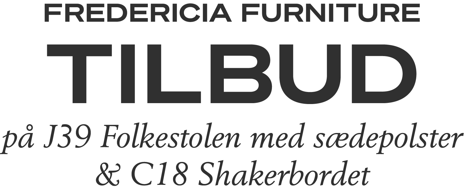 Fredericia | Tilbud på J39 Folkestolen og C18 Shakerbordet