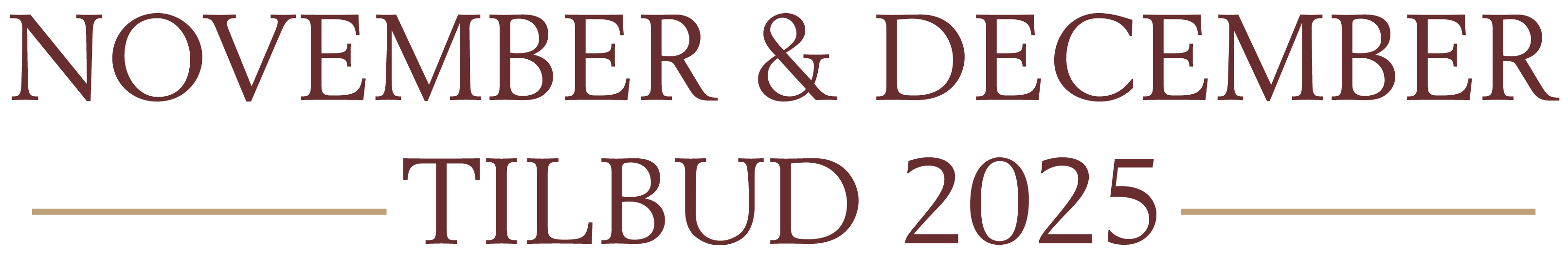 November & december tilbud 2025