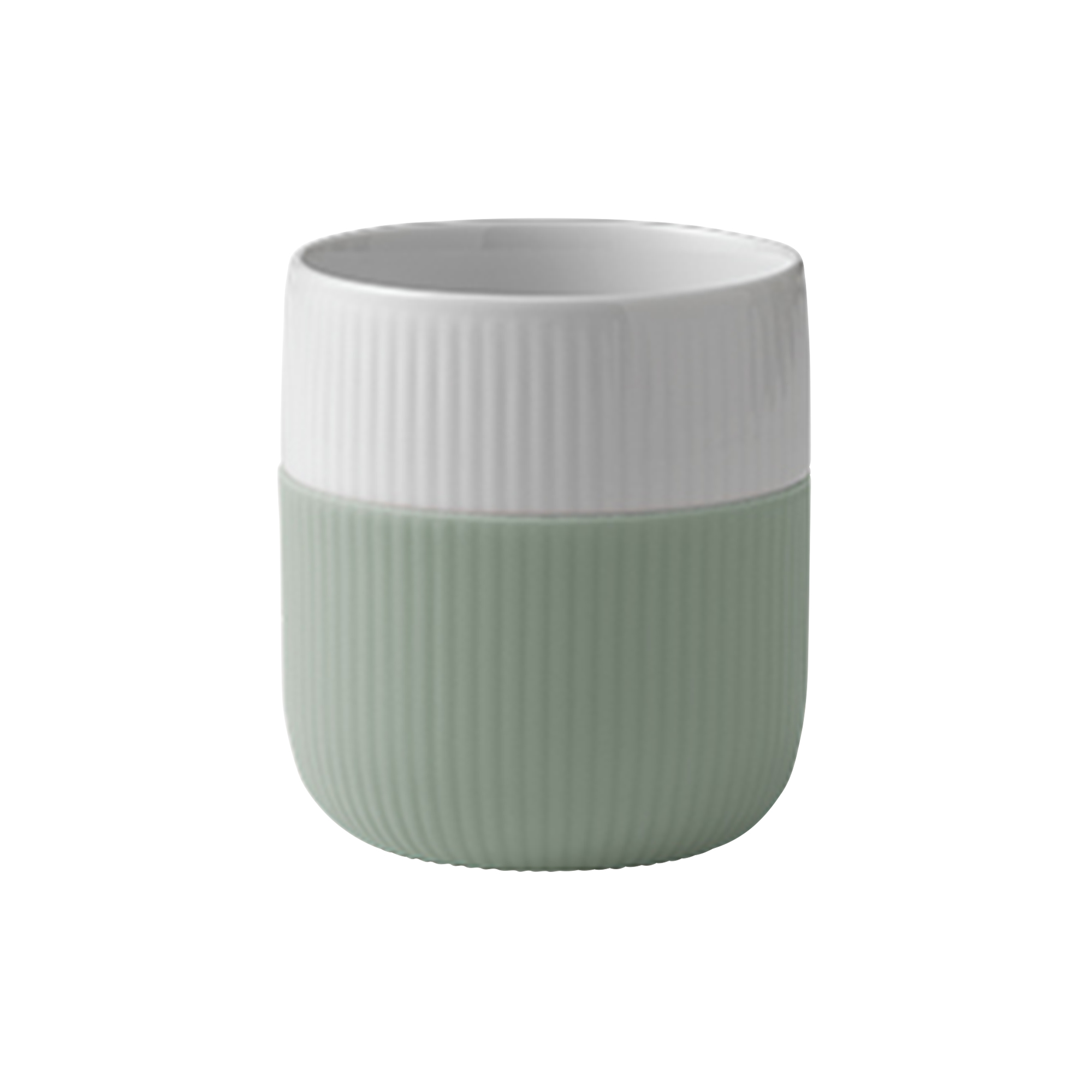 Royal Copenhagen - Riflet Contrast krus 35 cl, mos