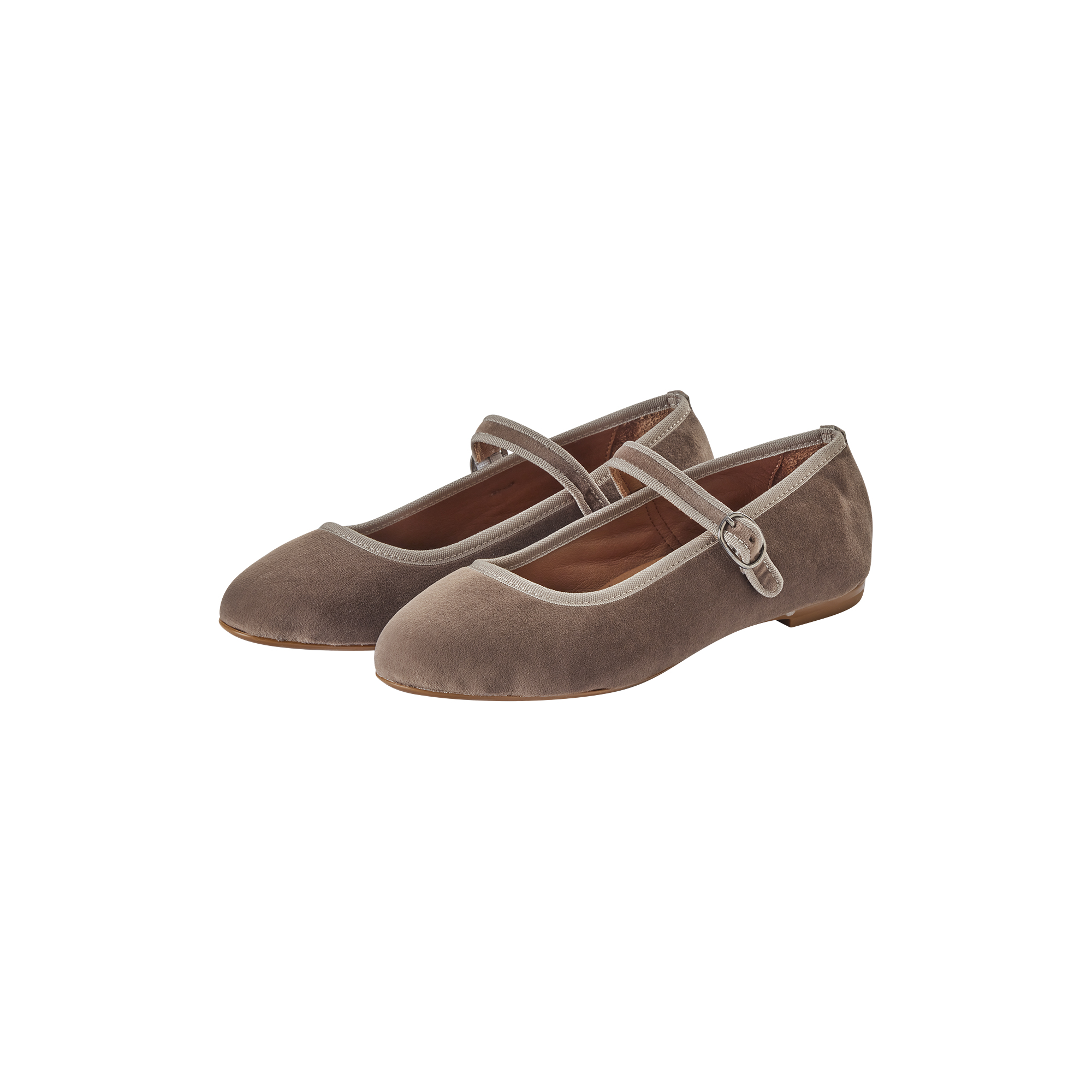 Atone - Mary Jane Ballerina, taupe - 37