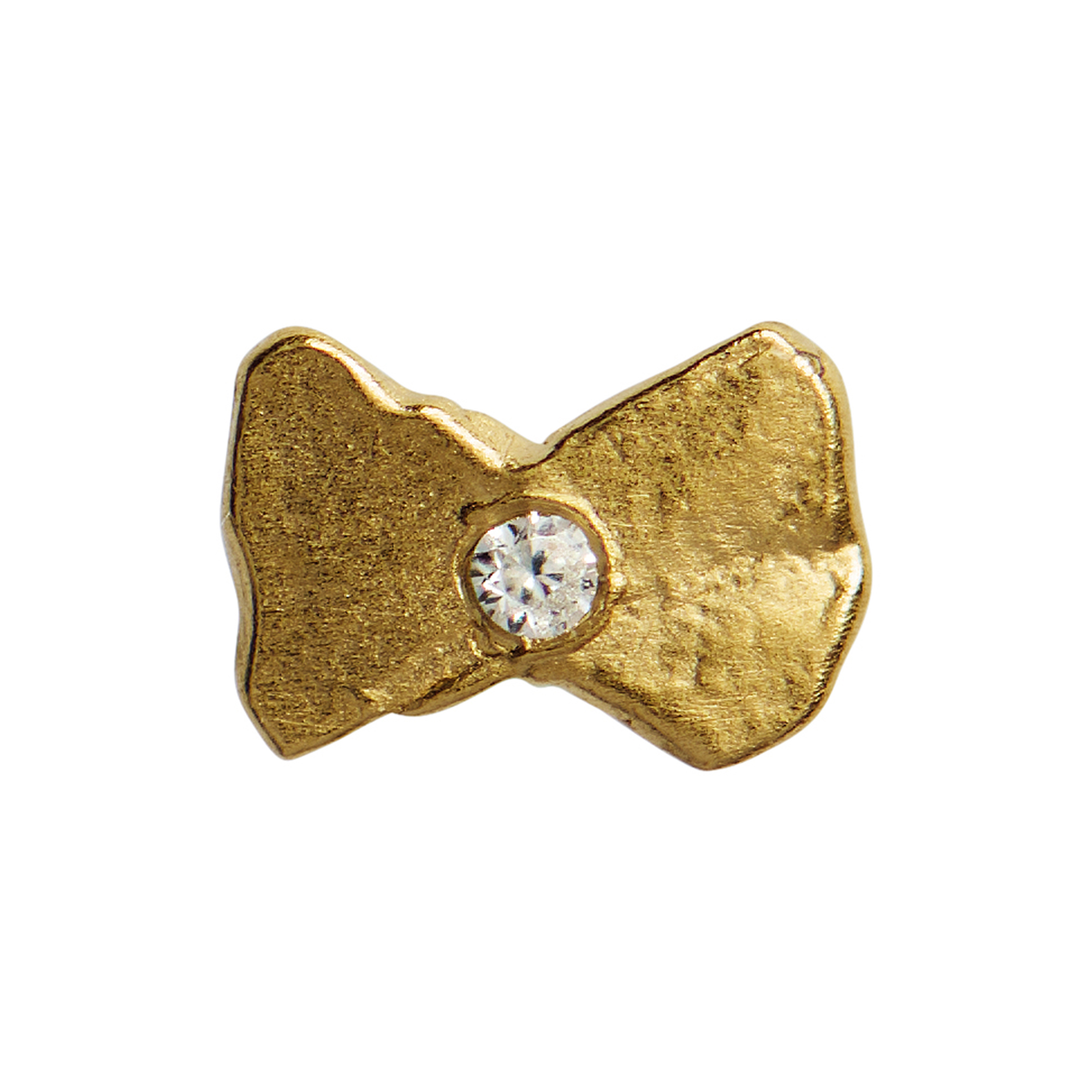 Stine A Jewelry - Tres Petit Bow Earring Single, gold