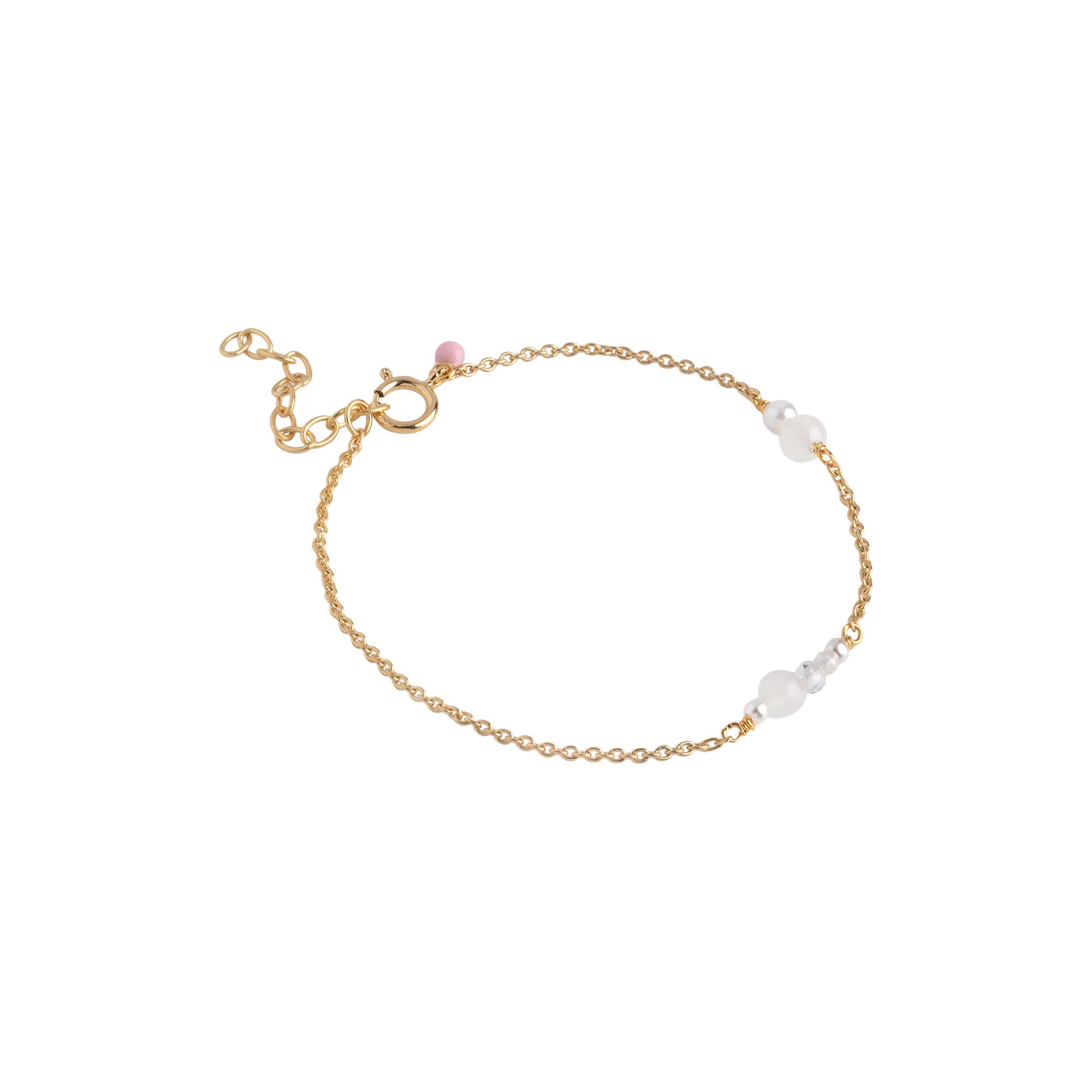 ENAMEL Copenhagen - Sofia armbånd, white