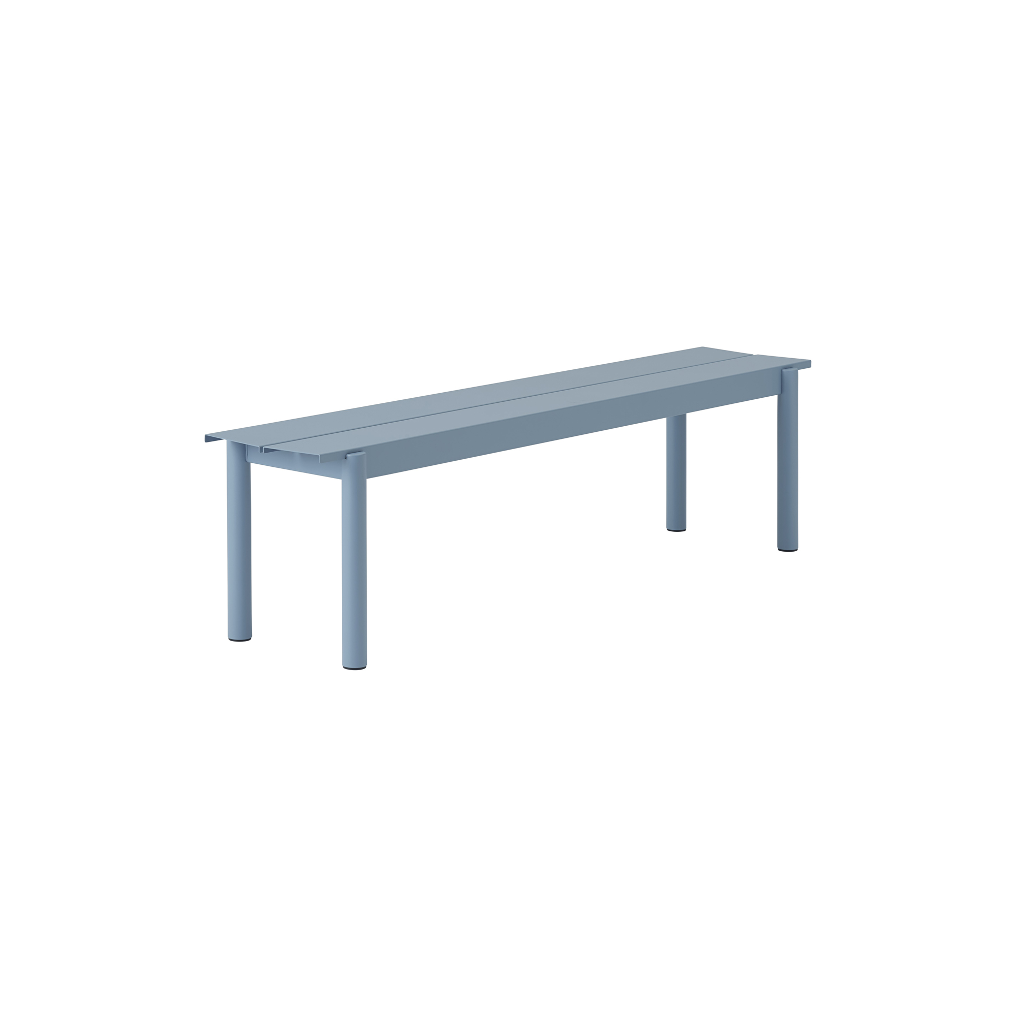 Muuto - Linear Steel Bench, pale blue - 170x39 cm