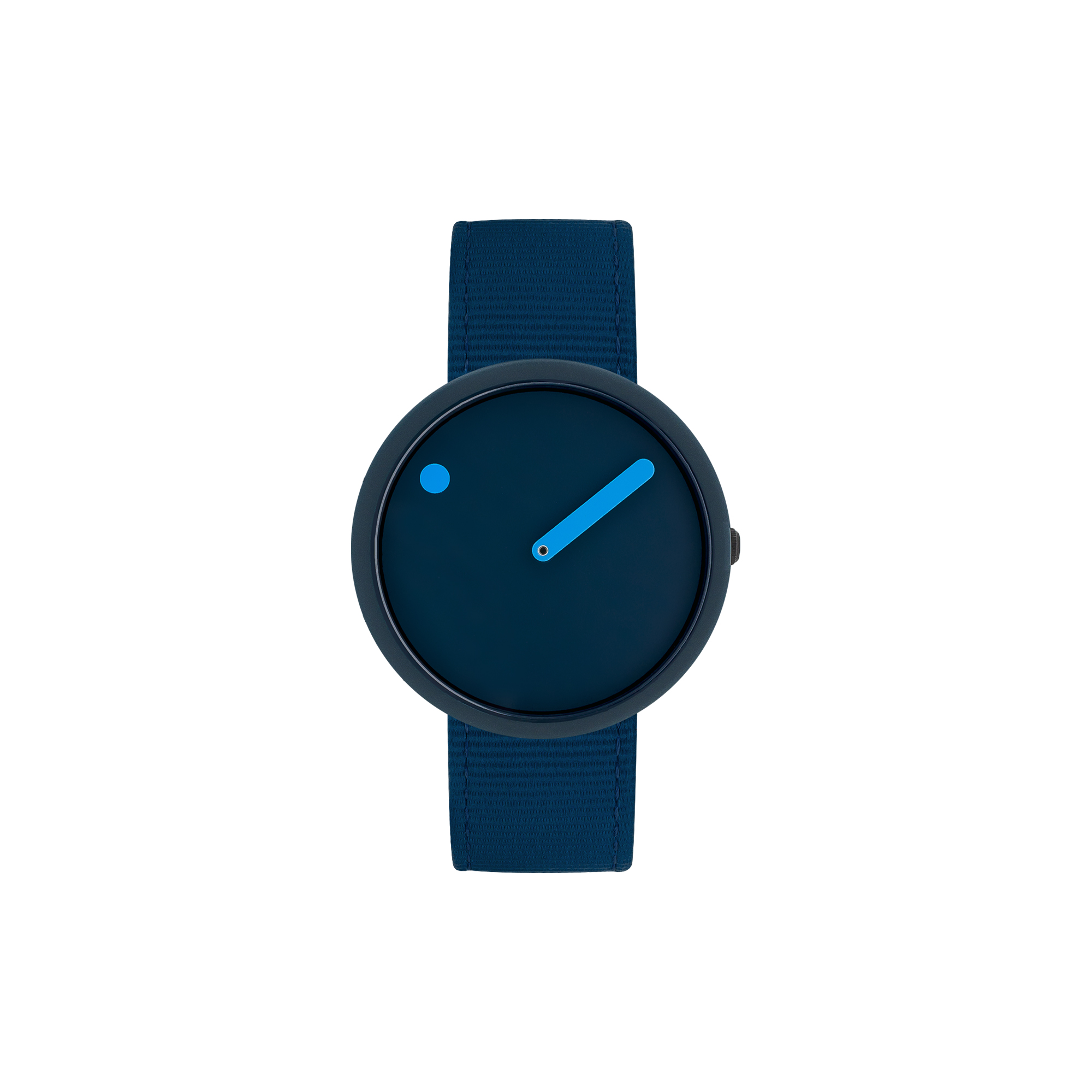 PICTO - PICTO armbåndsur, navy blue/matt blue/navy blue - 40mm